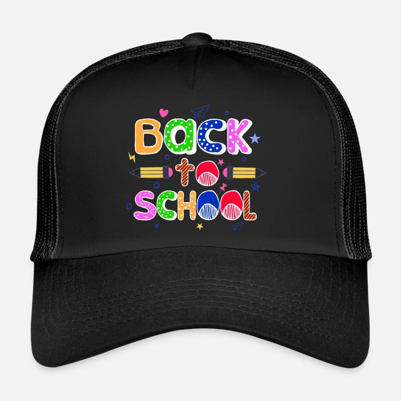 Début de l’école Retour à l’école Élèves Retour à l’école Casquette trucker 
