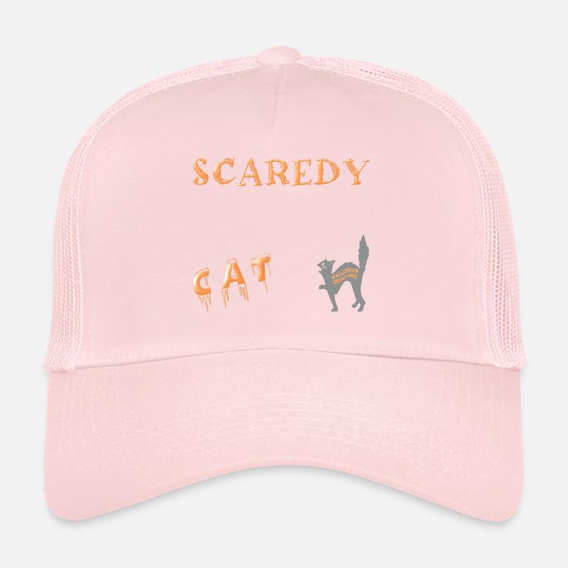 Halloween chat effrayé d'Halloween Casquette trucker 