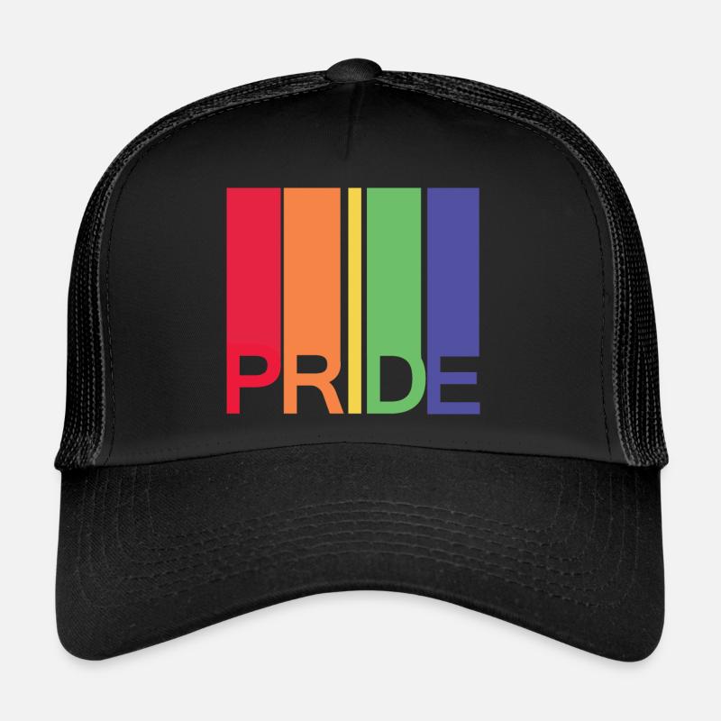 Orgueil - Casquette trucker  - noir/noir