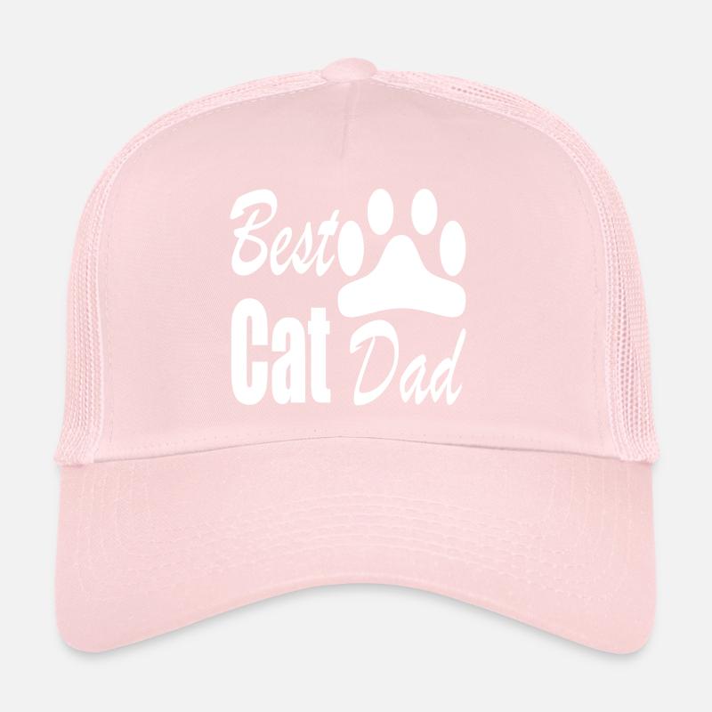 Best Cat Dad Trucker Cap