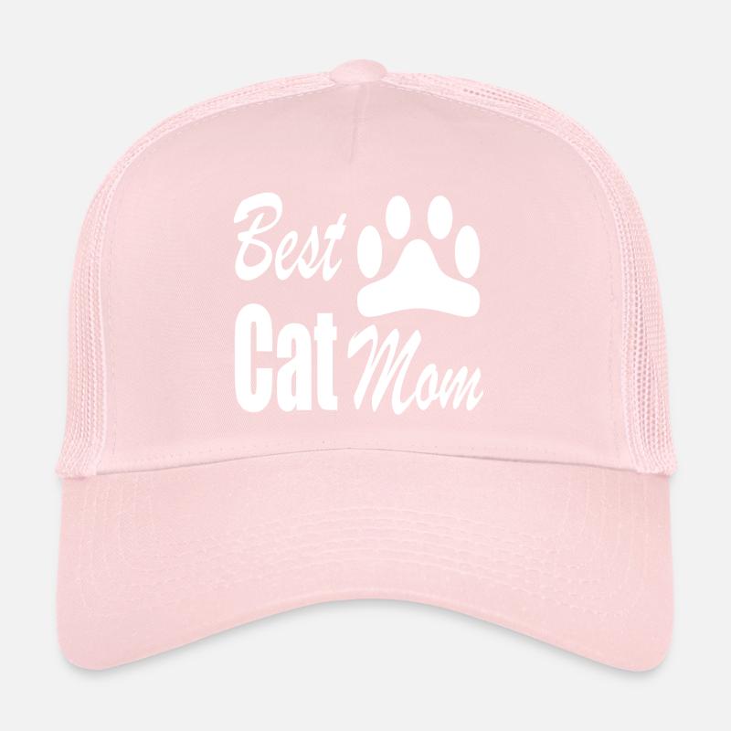 Best Cat Mom Trucker Cap