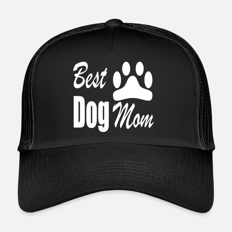 Best Dog Mom Trucker Cap