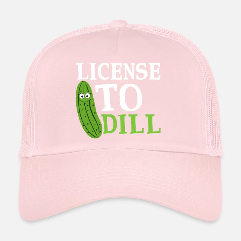 Permis de concombre cornichon à l’aneth Casquette trucker 