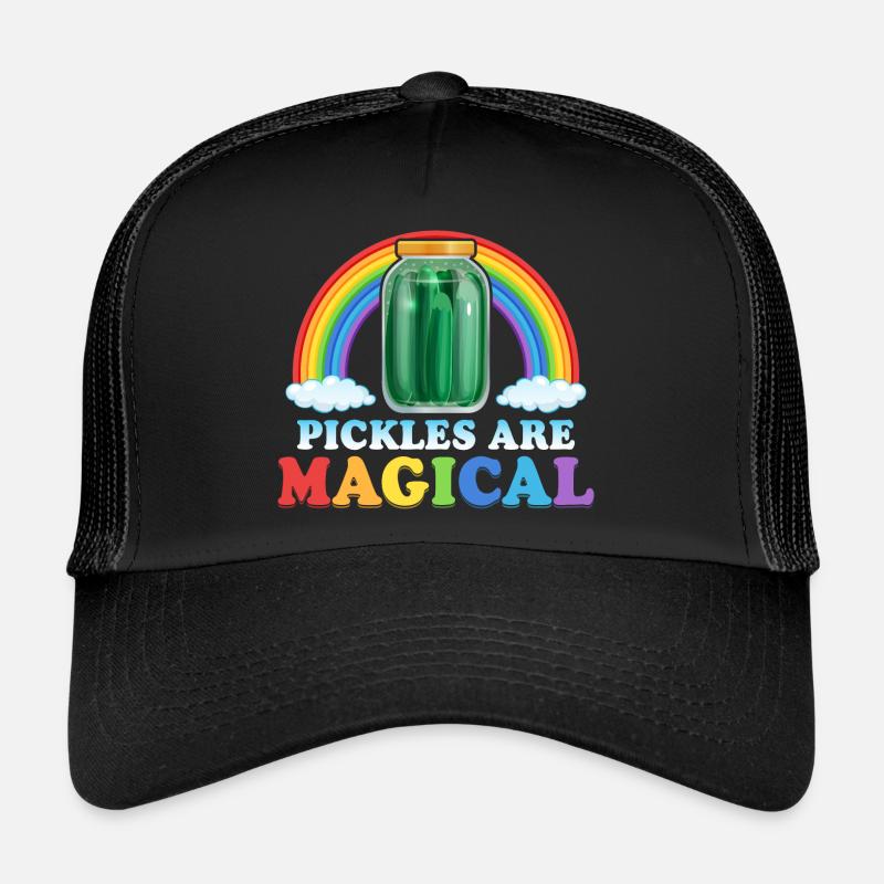 Les cornichons sont des cornichons magiques au concombre Casquette trucker 