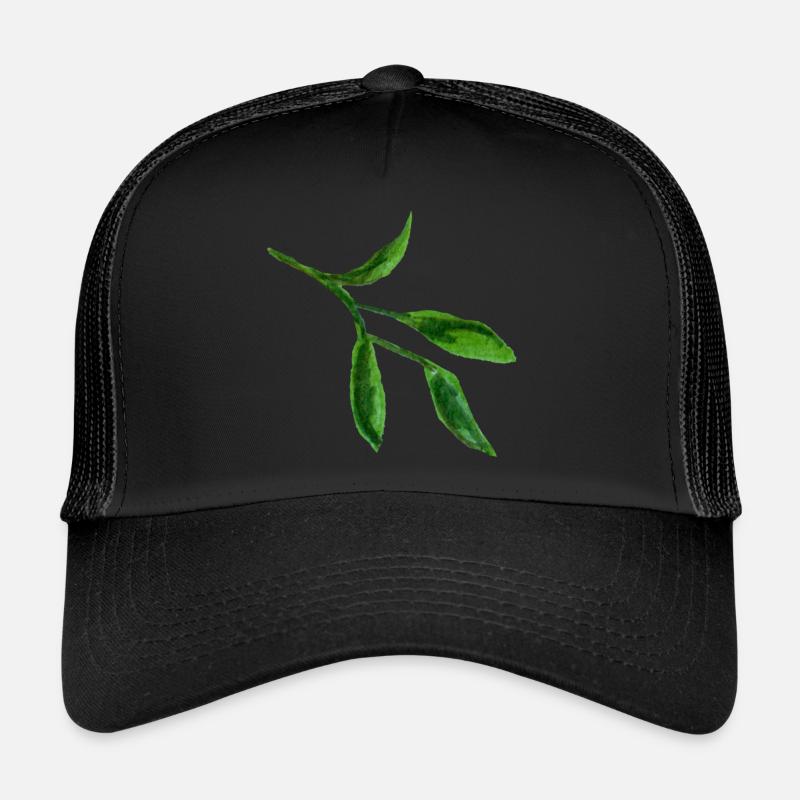 feuille Casquette trucker 