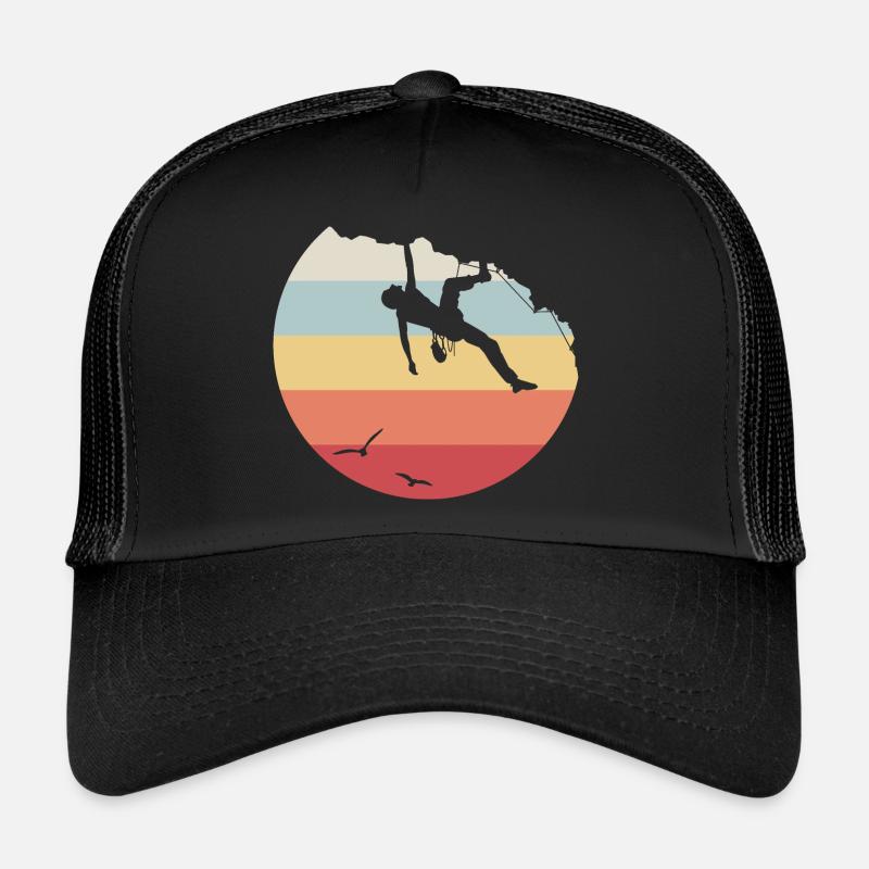 Klettern - Trucker Cap - Schwarz/Schwarz