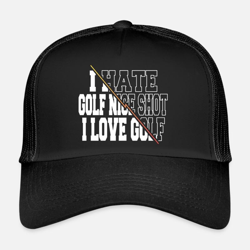 golfhoodie golfmom funnygolfgift statement Trucker Cap