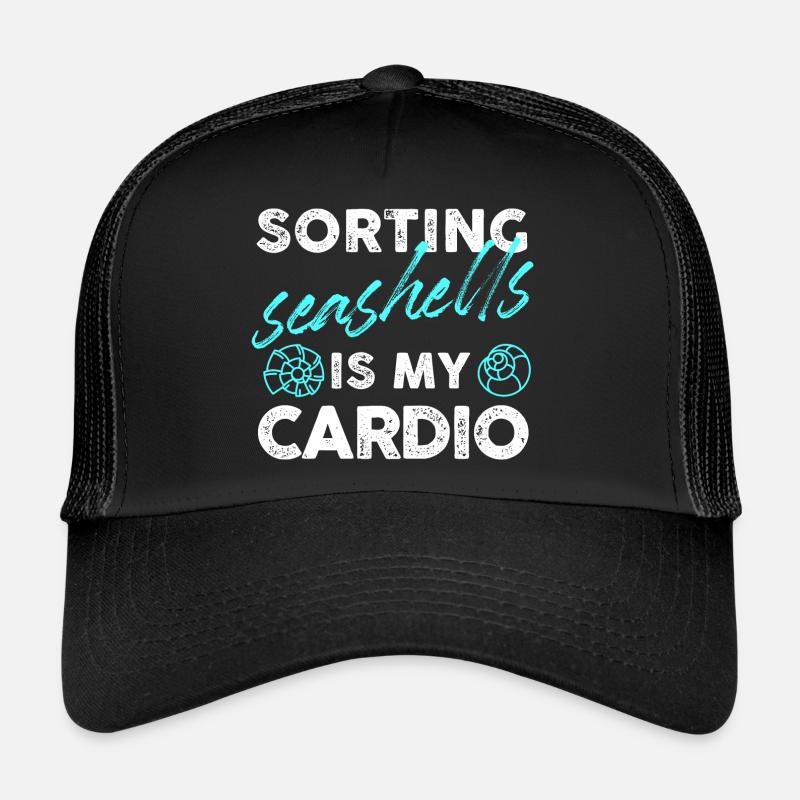 Trier les coquillages est ma conception cardio Casquette trucker 