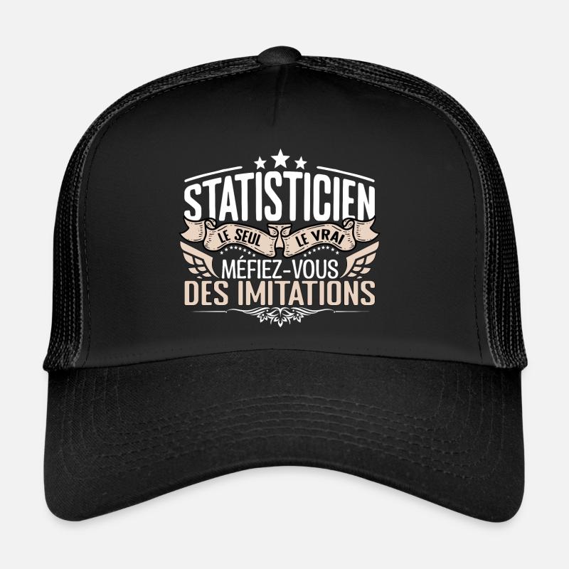 Statisticien le seul Statisticien le vrai Statisti Casquette trucker 
