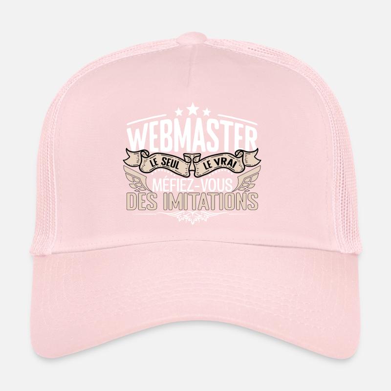 Webmaster le seul Webmaster le vrai Webmaster Casquette trucker 