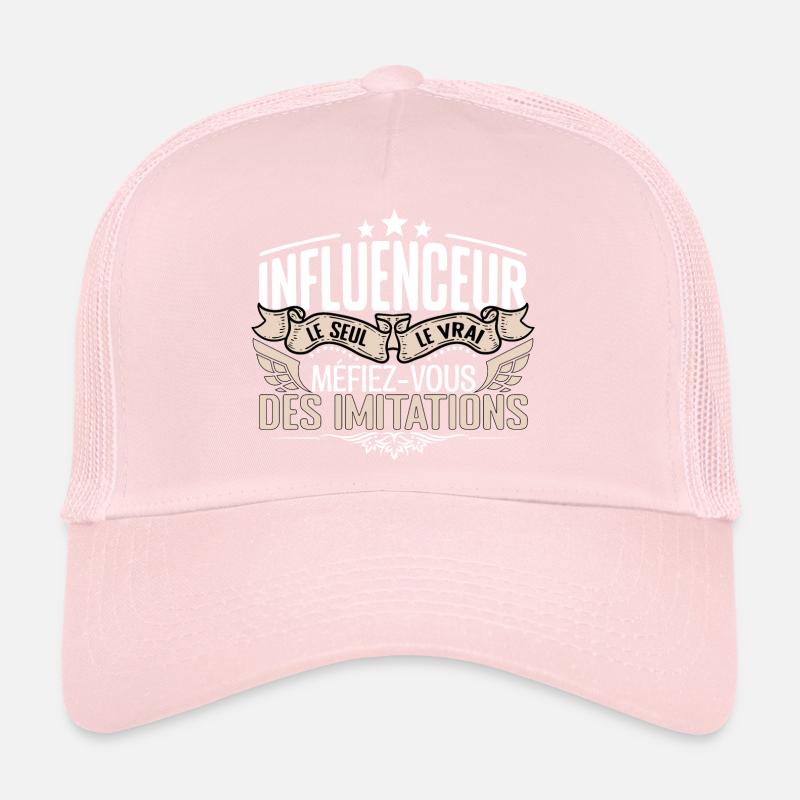 Influenceur le seul Influenceur le vrai Influenceu Casquette trucker 