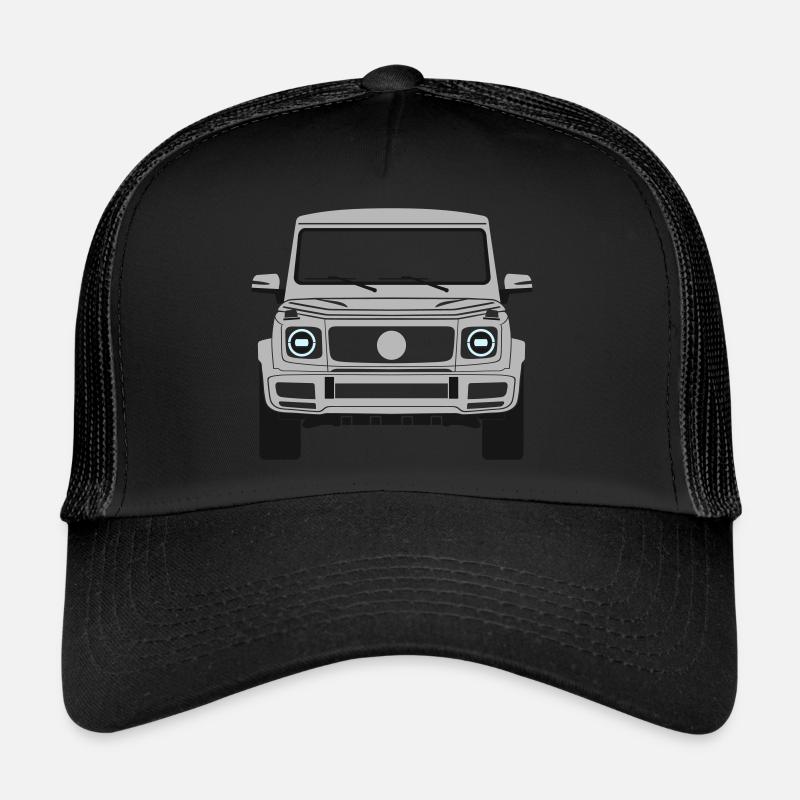 W463 mopf facelift LED DRL G-Class 6.3er 6.5er - Trucker Cap - Schwarz/Schwarz