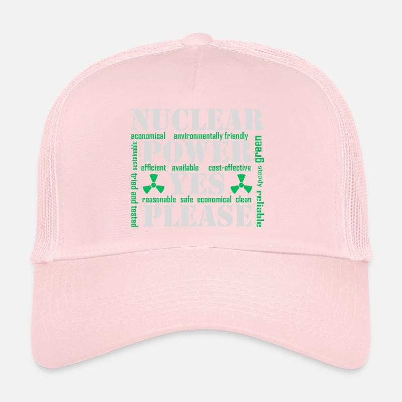 Nuclear Power, Yes Please, Nuclear Energy Trucker Cap