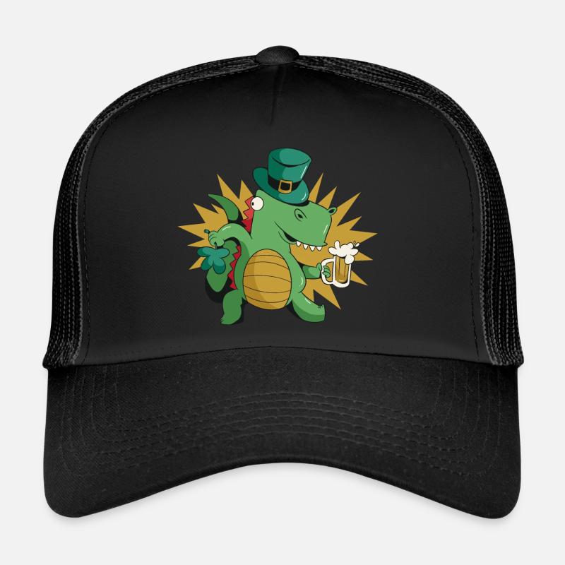 St. Patrick's Dinosaurier Trucker Cap