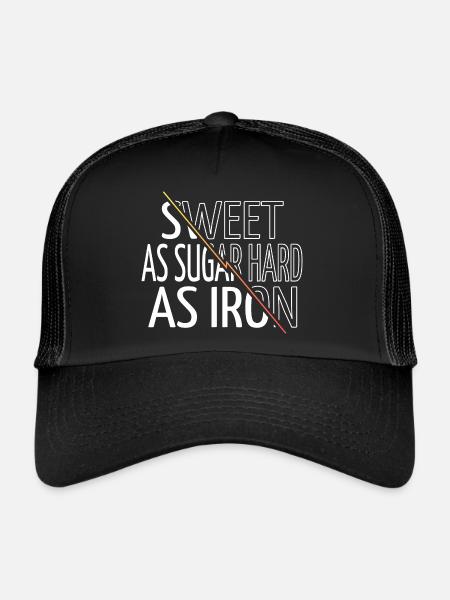Dictons Love Movies Idée cadeau - Casquette trucker  - noir/noir - Devant