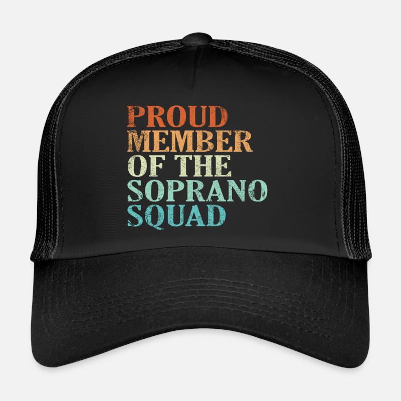 Fier membre de la Soprano Squad Vintage Casquette trucker 