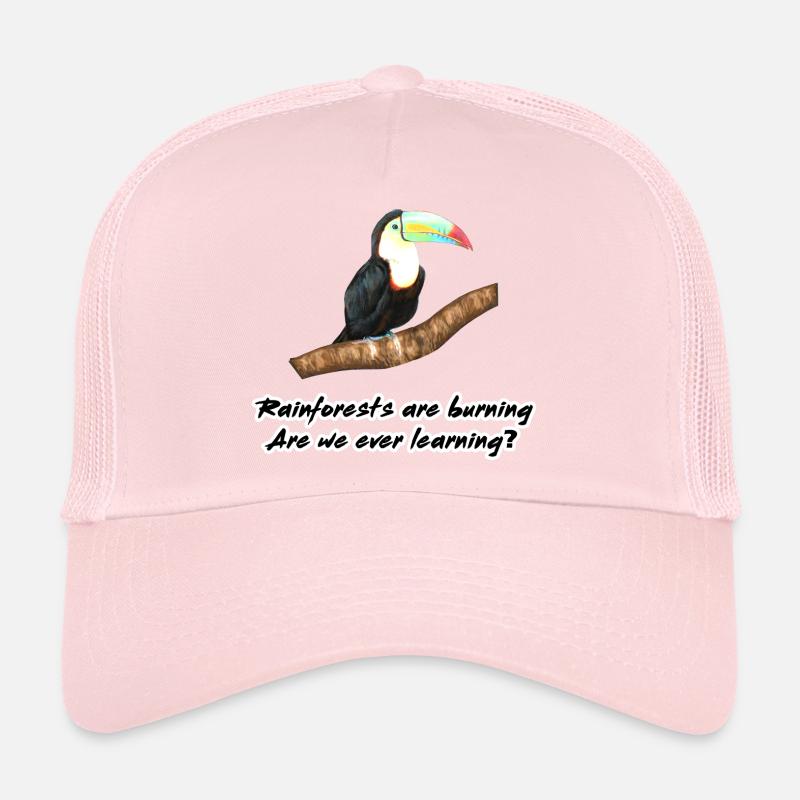 Les forêts tropicales brûlent Casquette trucker 