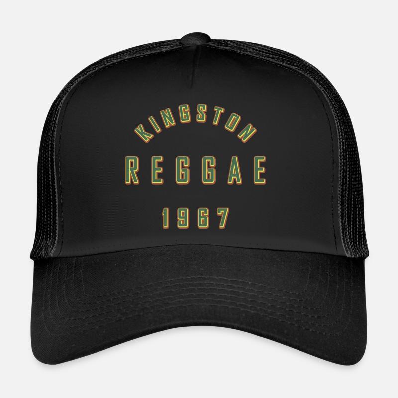 REGGAE 1967 - Trucker Cap - black/black