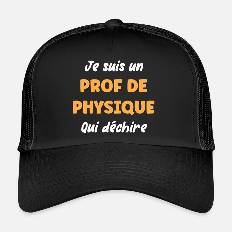 Prof de physique Casquette trucker 