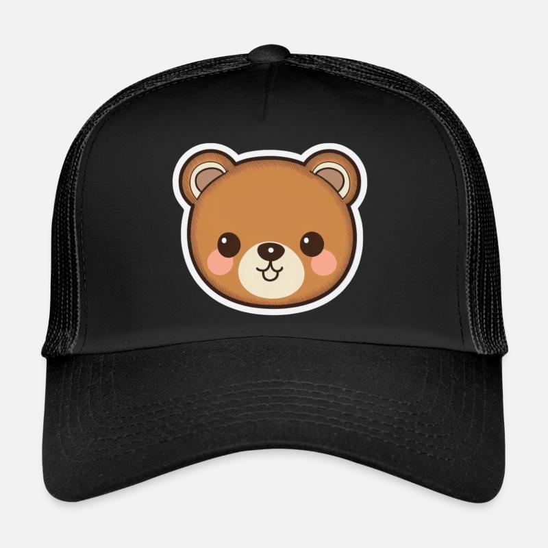 Knuffige Kuschelzeit: süsser Teddybär Trucker Cap