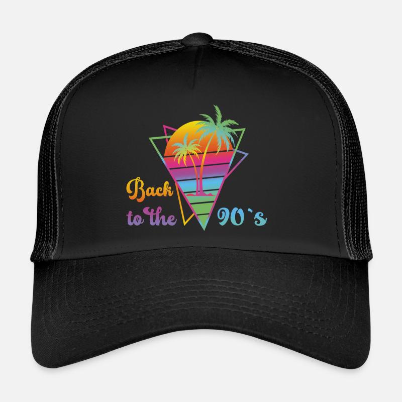 Back to the 90s - Trucker Cap - black/black