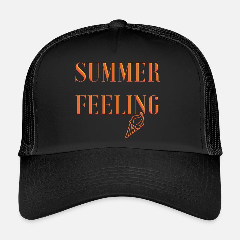 SUMMER FEELING with ice cream Trucker Cap