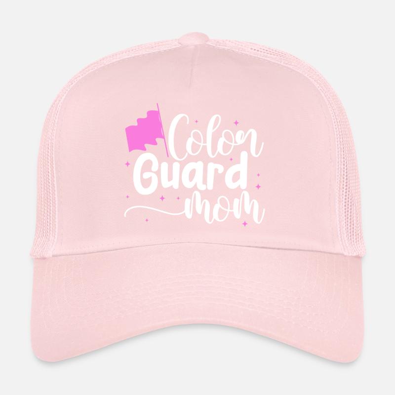 color guard mom Design for a militar dancer Trucker Cap