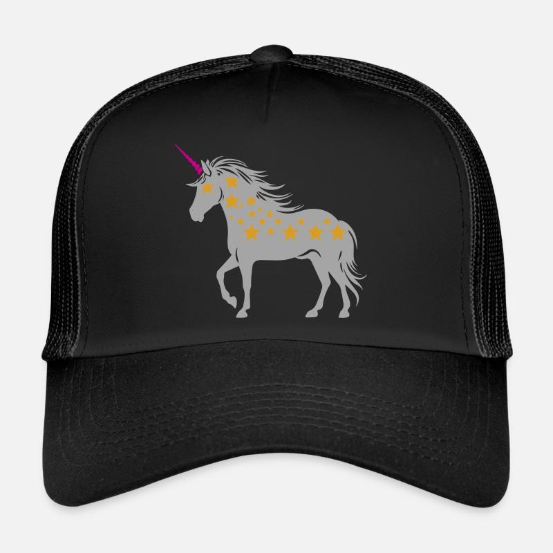 Unicorn with stars | Colors changeable Trucker Cap