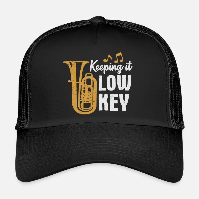 Tuba Player Keeping It Low Key Trucker Cap