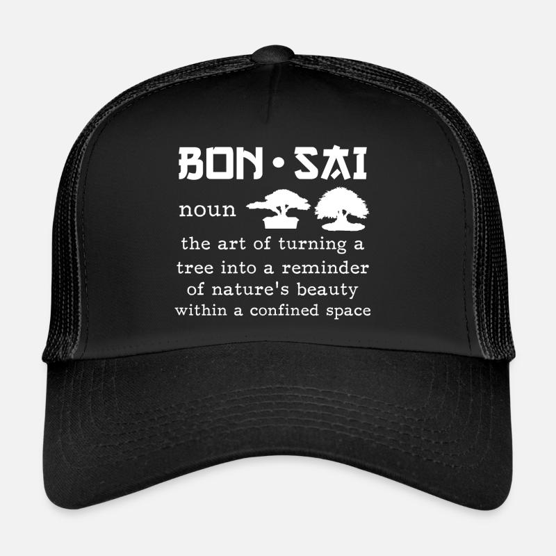 Bonsai - Clay Pot Miniature Tree Dendrology Bonsai Trucker Cap