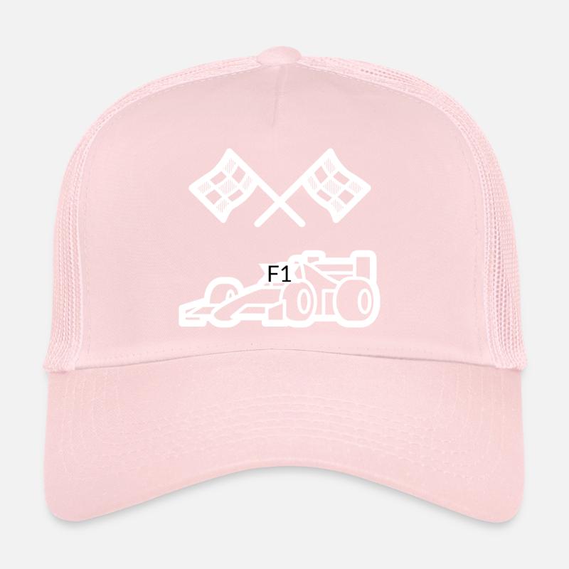 MYST3RCORP RACING WHITE Trucker Cap