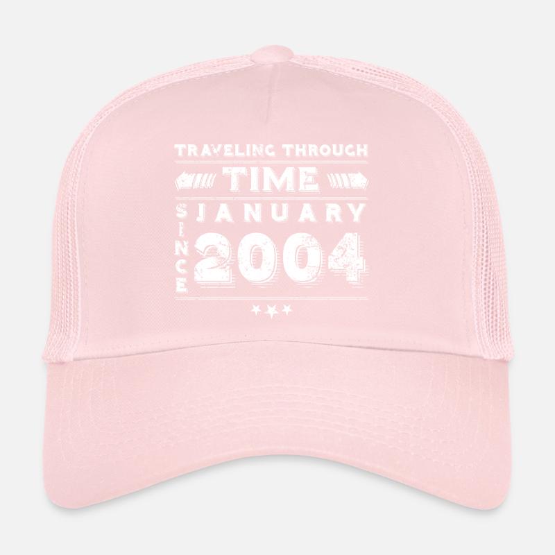 Vintage Zeitreise Geburtstags Design Januar 2004 Trucker Cap