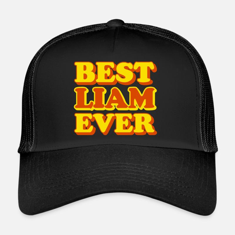 Drôle de cadeau avec prénom Liam Casquette trucker 