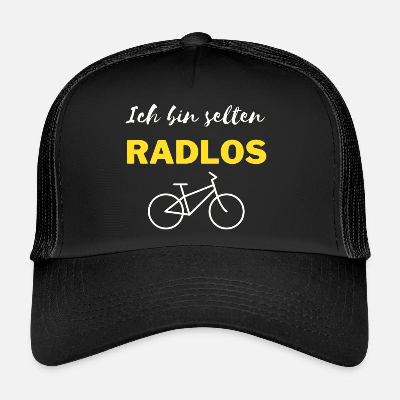 Ich bin selten Radlos Trucker Cap