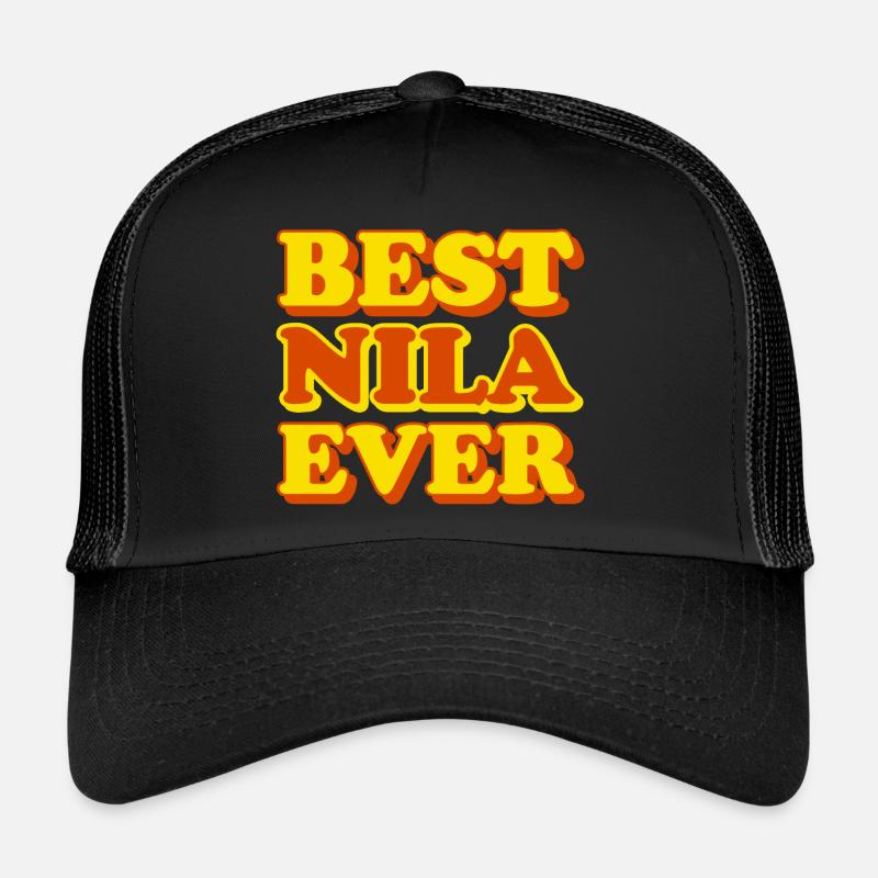 Nila First Name Funny Gift Trucker Cap