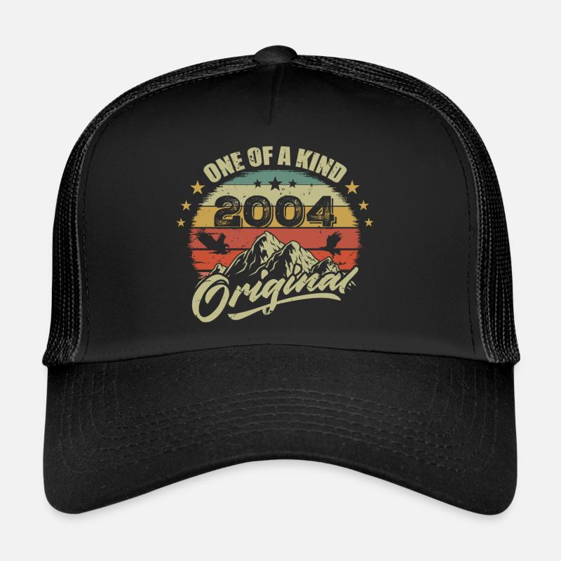 2004 Anniversaire vintage 2004 rétro né en 2004 Casquette trucker 