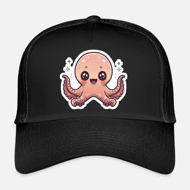 Octopus Lover Trucker Cap