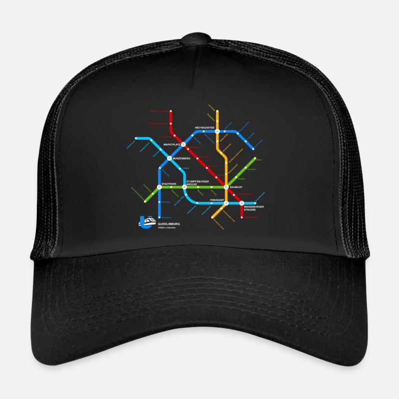Quedlinburg (U-Bahn-Liniennetz-Edition) Casquette trucker 