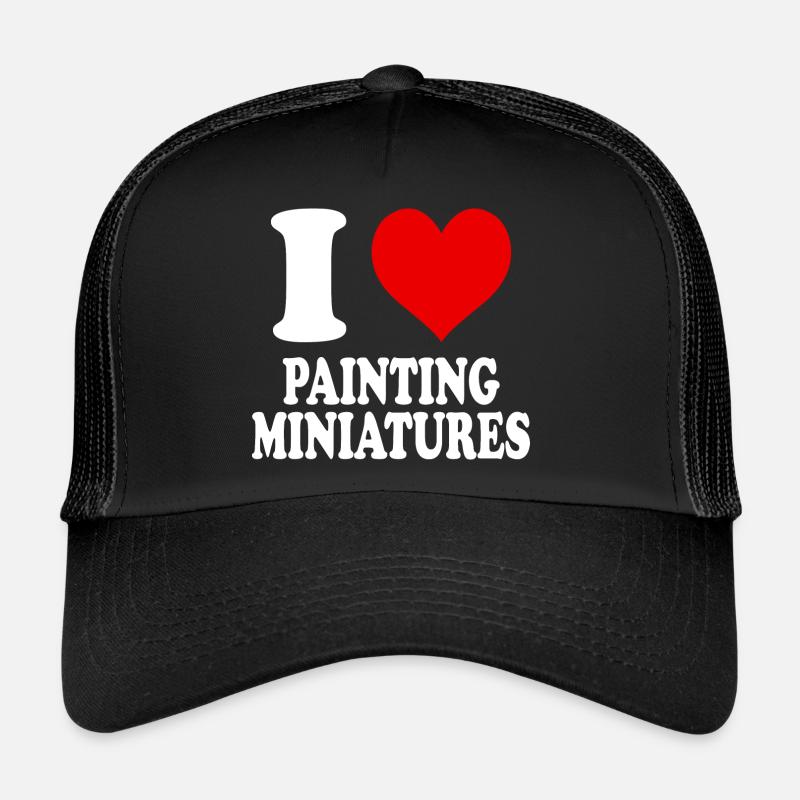 Ich liebe es, Miniaturen zu malen Trucker Cap