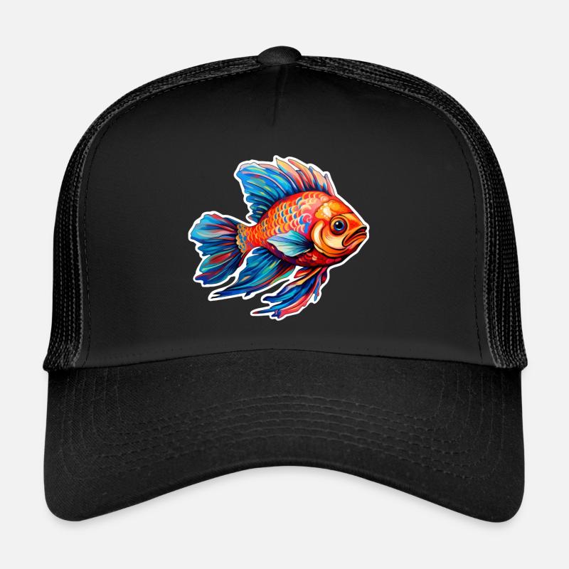 Fisch bunt und tropisch Trucker Cap