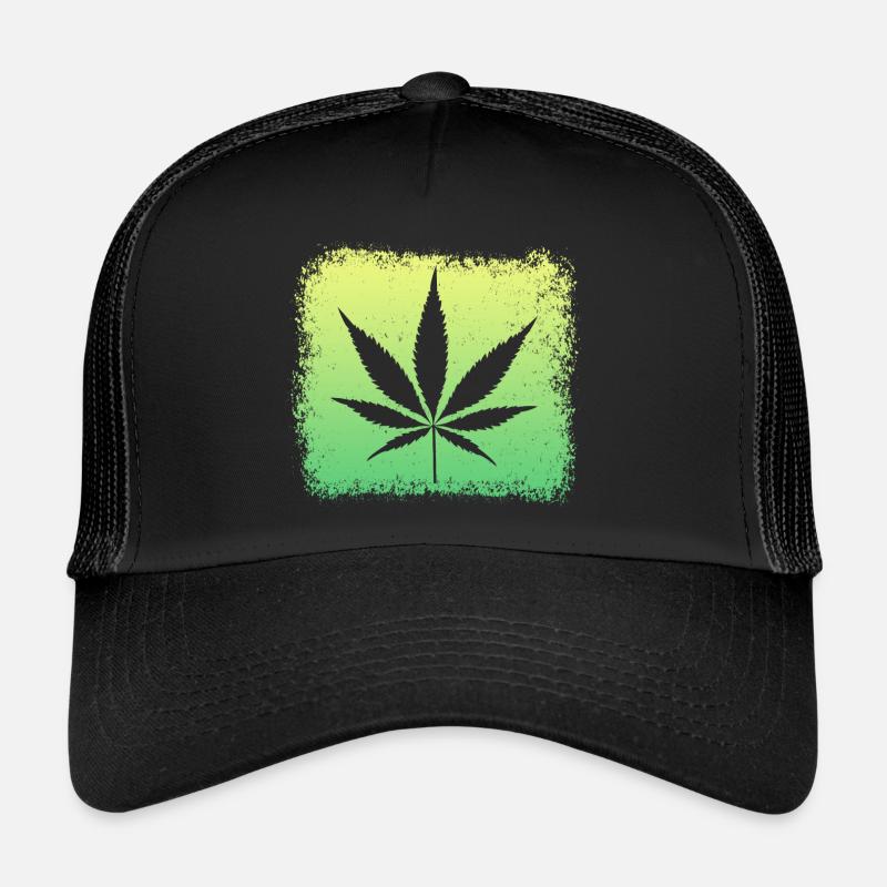 Kiffen Weed Ganja Trucker Cap