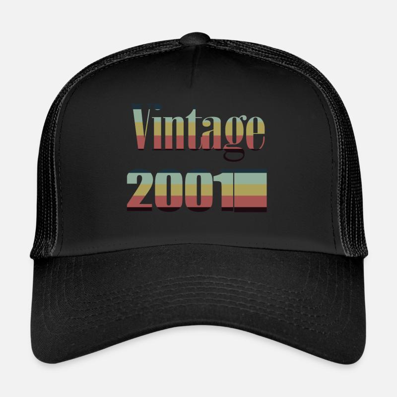 2001 anniversaire 2001 né en 2001 anniversaire Casquette trucker 