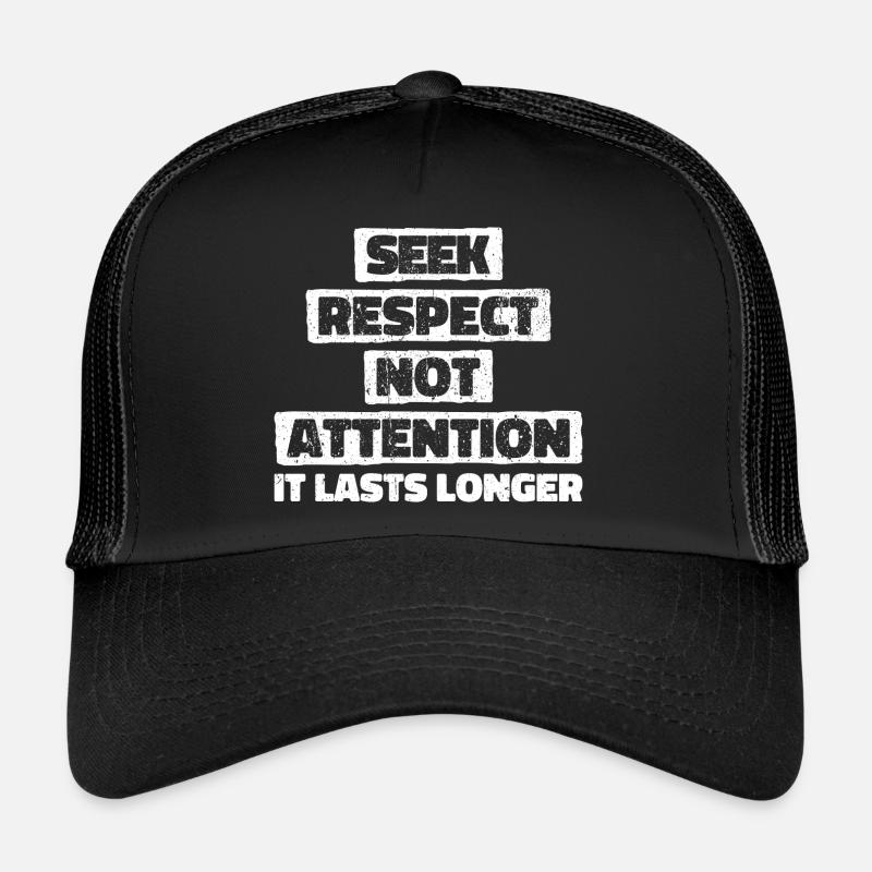 Loyauté, respect, amitié - motivation Casquette trucker 