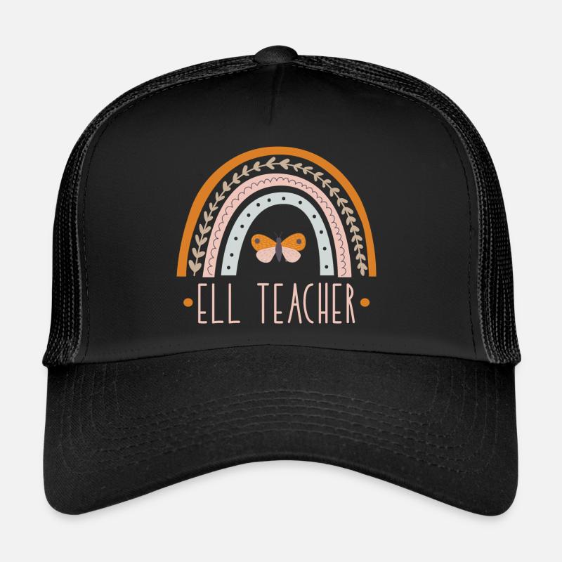 ELL Teacher English Learning Educator Language Trucker Cap