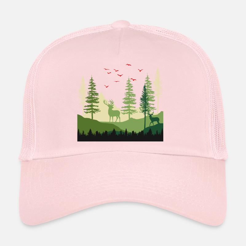 Escapade Sérénité en forêt Casquette trucker 
