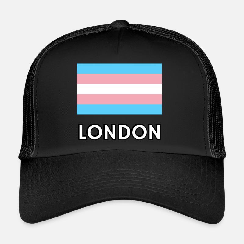 Trans Pride Flagge London Trucker Cap