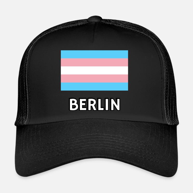 Trans Pride Flag Berlin Trucker Cap