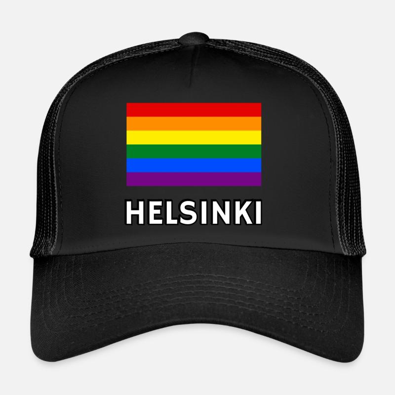 Pride Flag Helsinki Trucker Cap