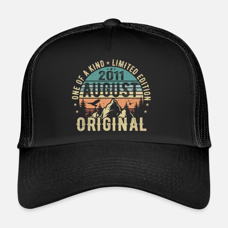 August 2011 - Geboren Im August 2011 - Geburtstags Trucker Cap
