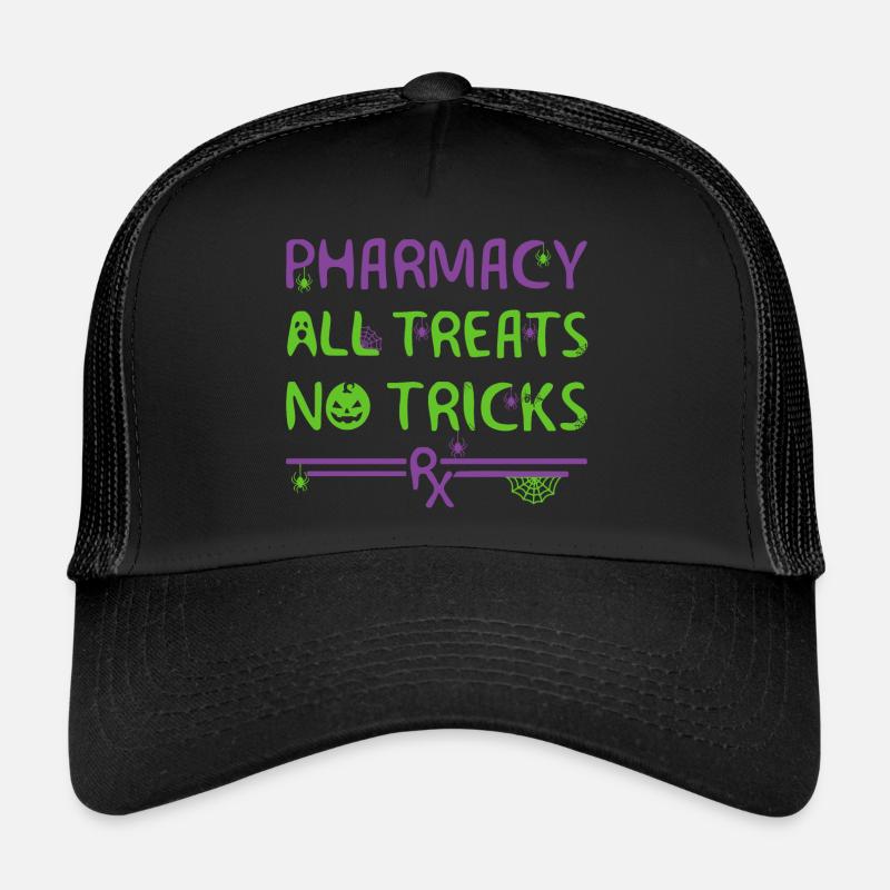Pharmacy Halloween Trucker Cap